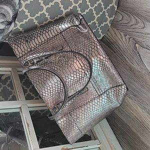 GUESS leather tote bag